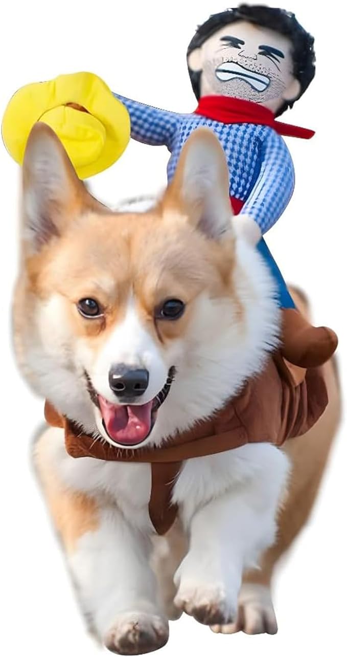 Cowboy Rider Dog Costume Cowboy Rider Dog Costume