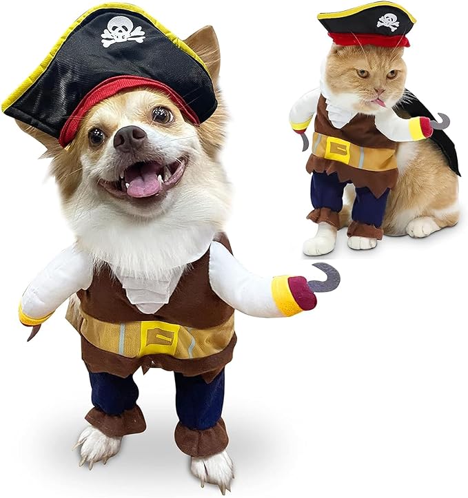 Dog Halloween Costume Pet Pirates of The Caribbean Style Dog Halloween Costume Pet Pirates of The Caribbean Style